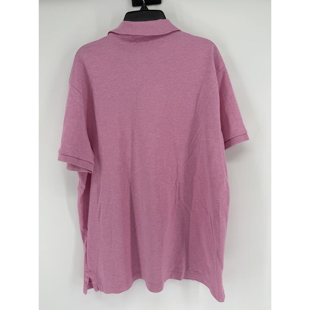 Polo Ralph Lauren - Custom Slim Fit - Light Pink Cotton Polo Shirt - Large - Picture 4 of 5